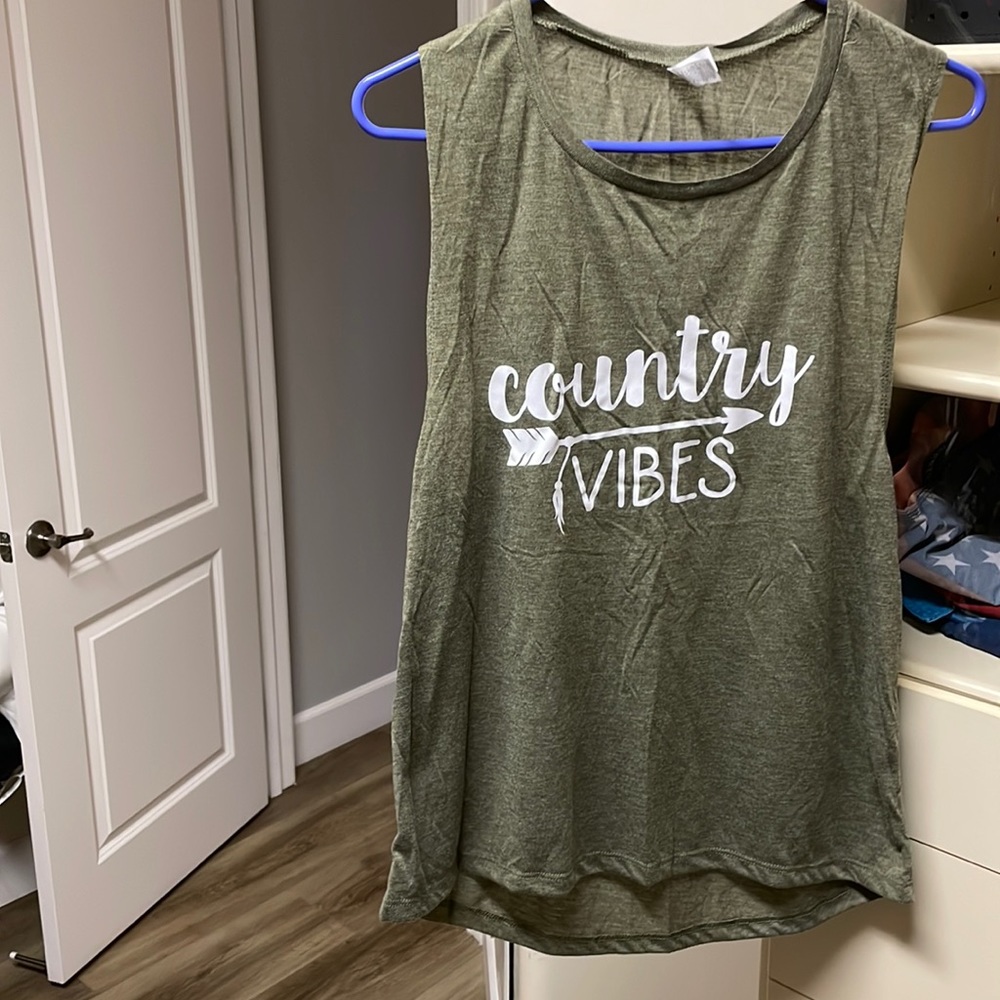 Olive Green Tank Top